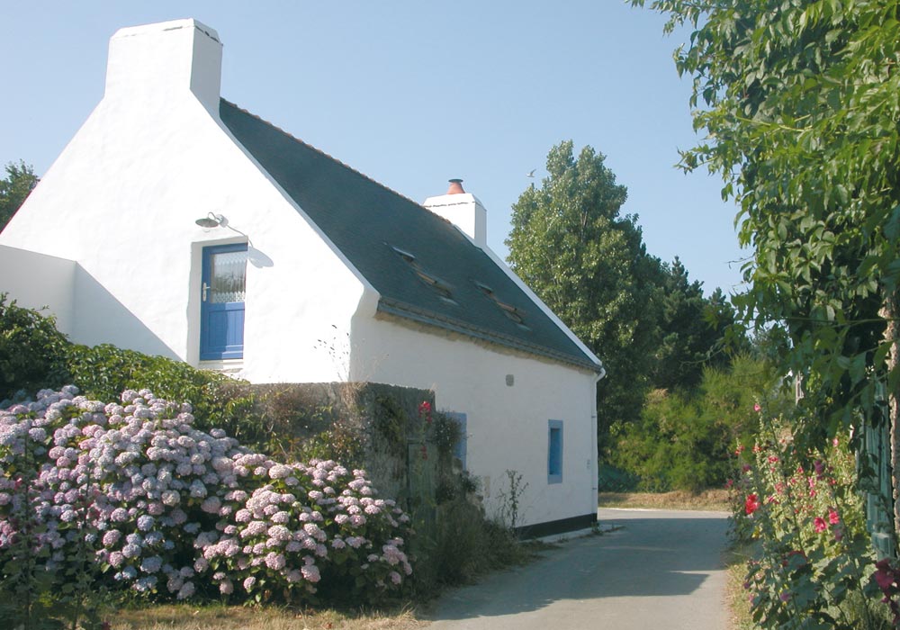 La maison vue de la rue